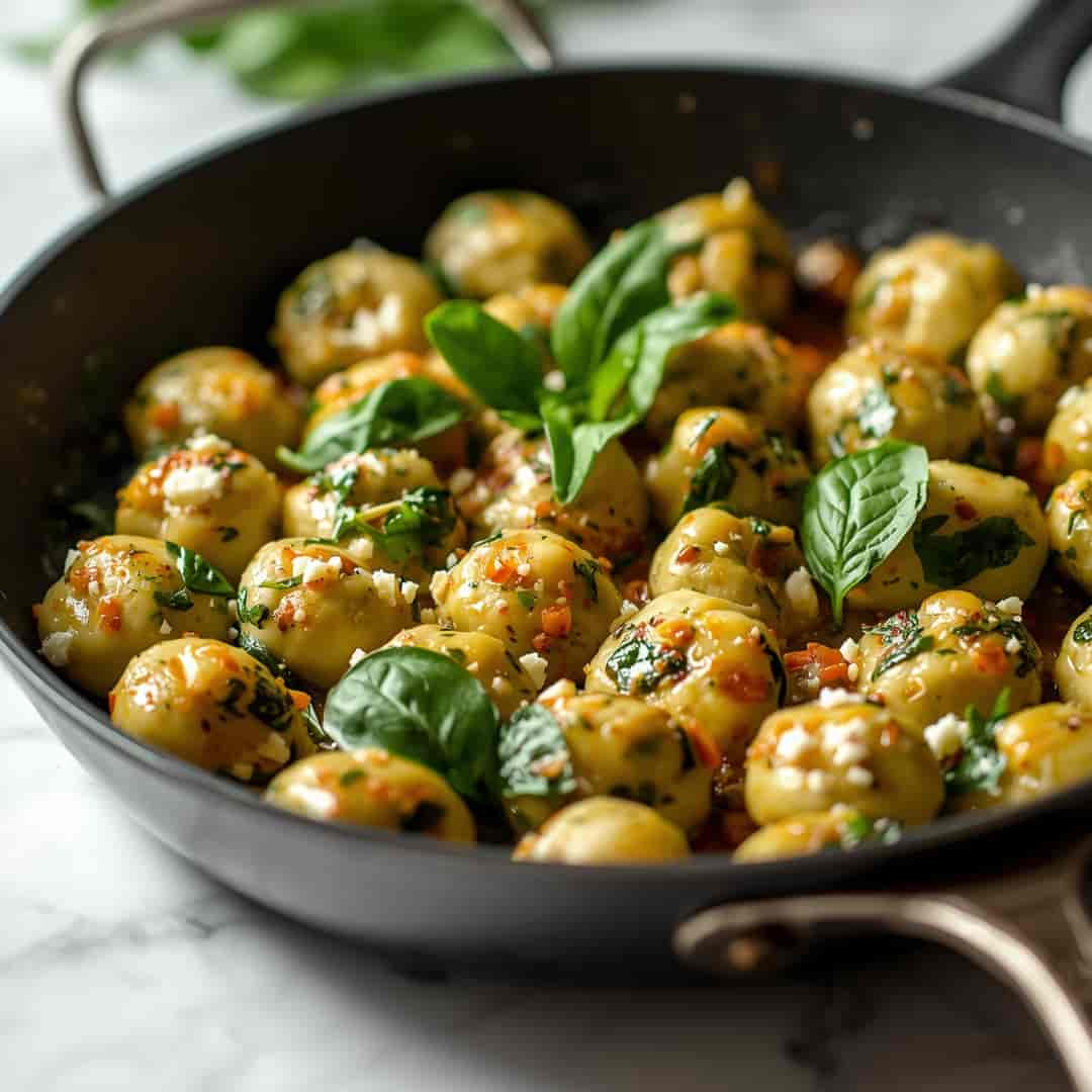 one pan spinach feta gnocchi 2 one pan spinach feta gnocchi