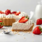 strawberry coconut cream pie tropical no bake treat
