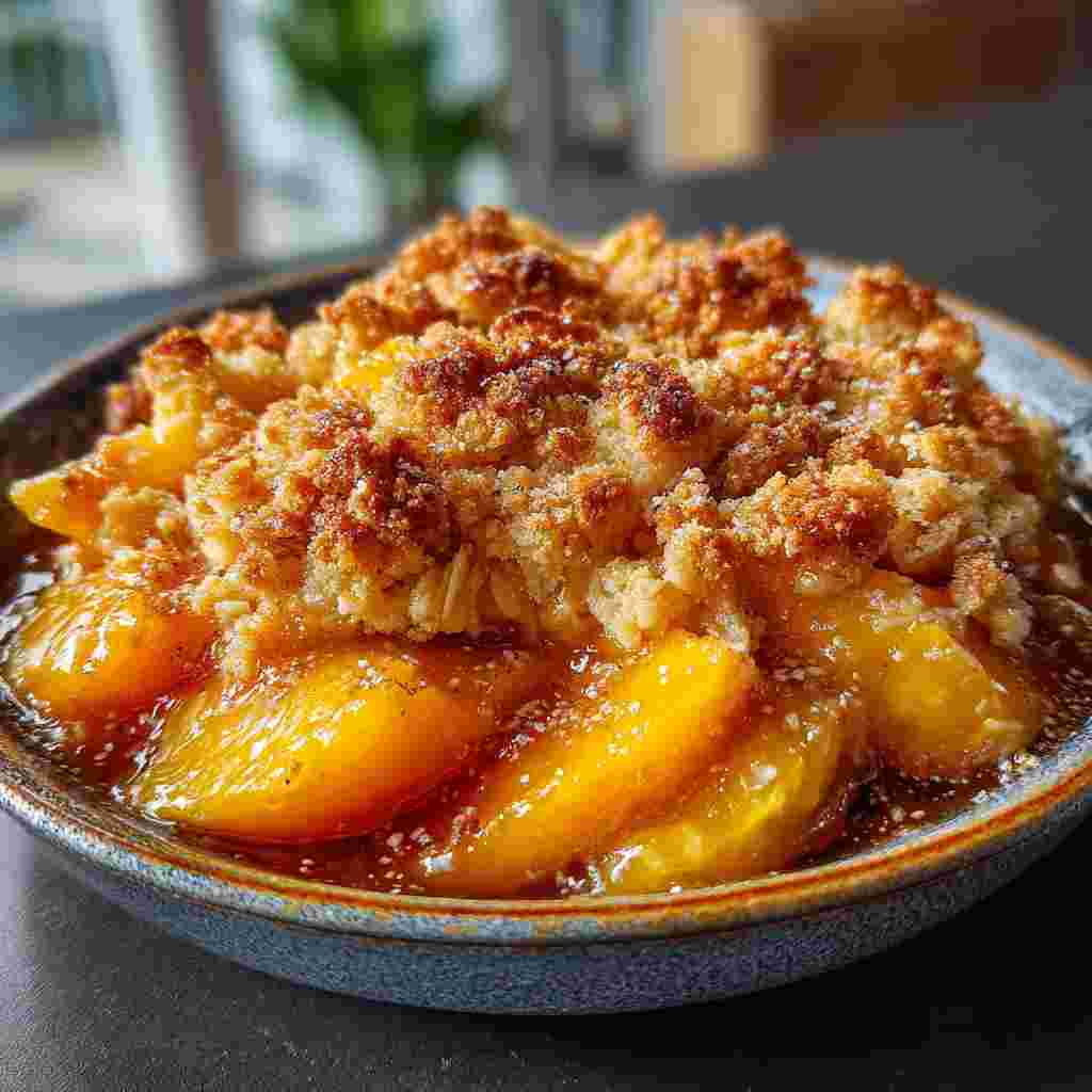 BUTTERY Peach Crisp
