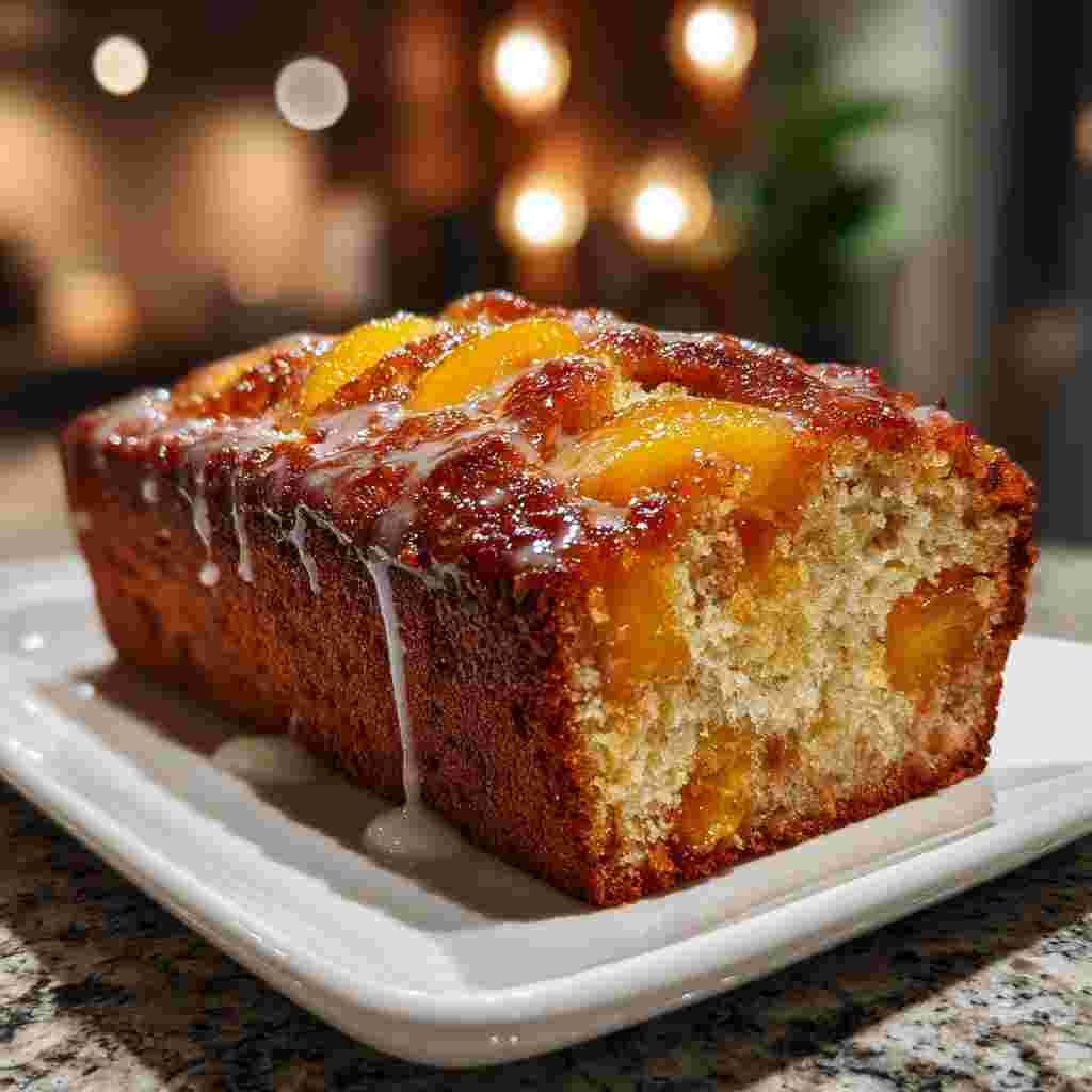 Southern Peach Bread Fresh Peaches