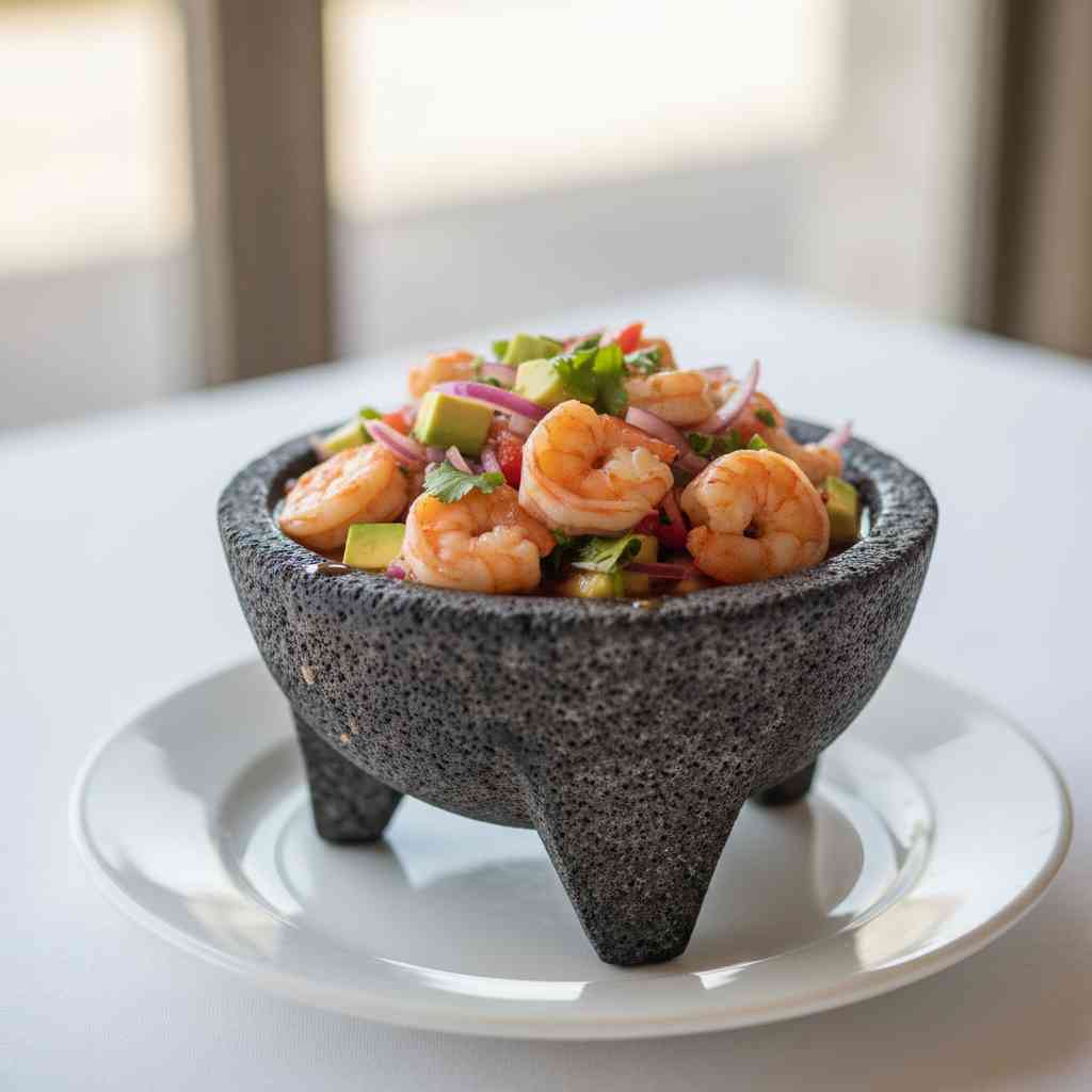 Authentic Mexican Shrimp Ceviche
