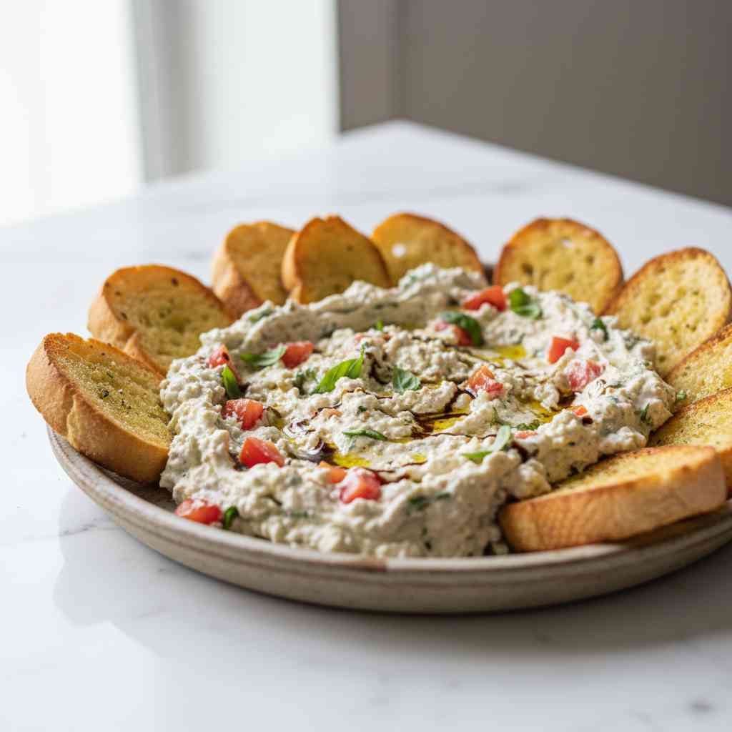 Best Boursin Bruschetta Dip