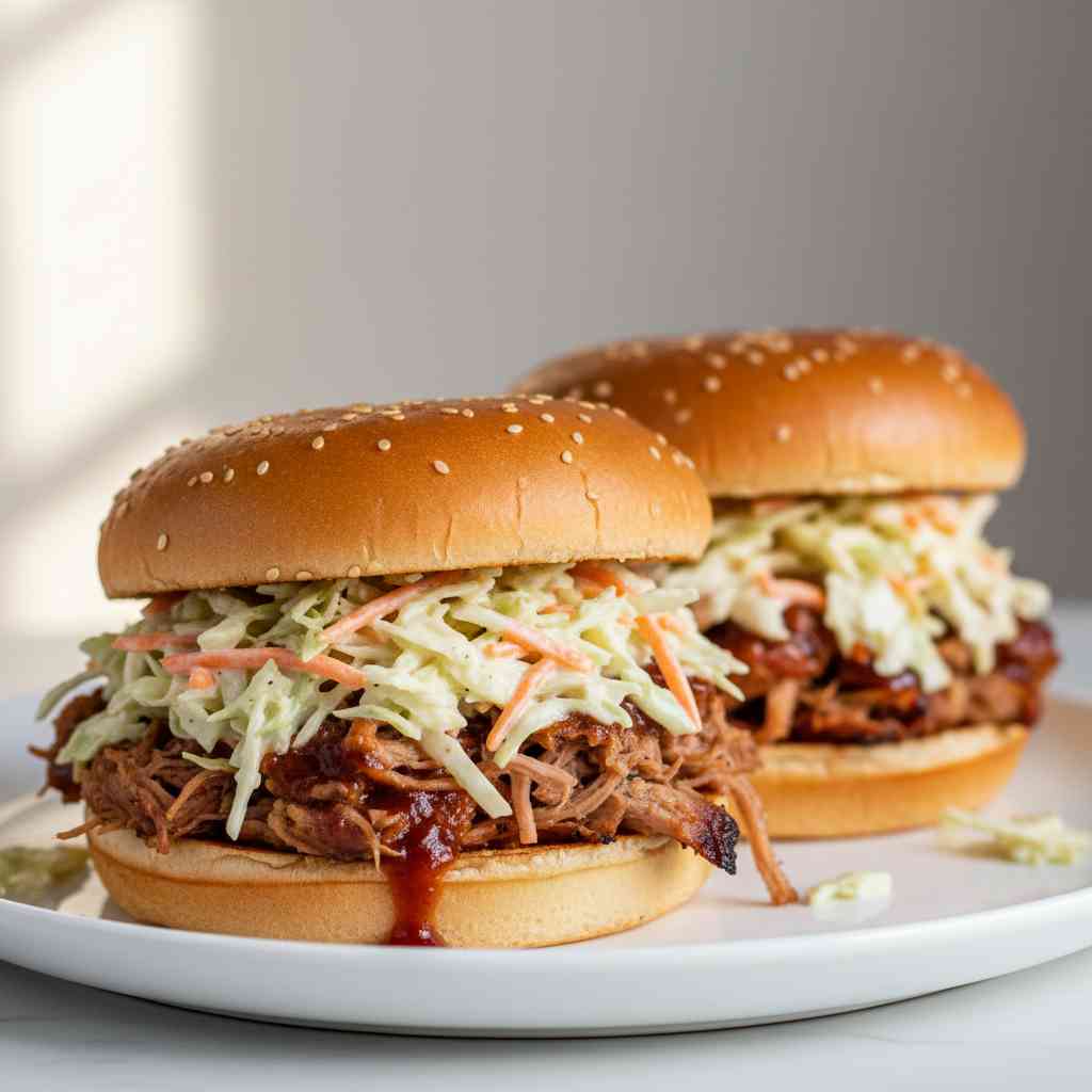 Best Coleslaw Ever BBQ Sandwiches