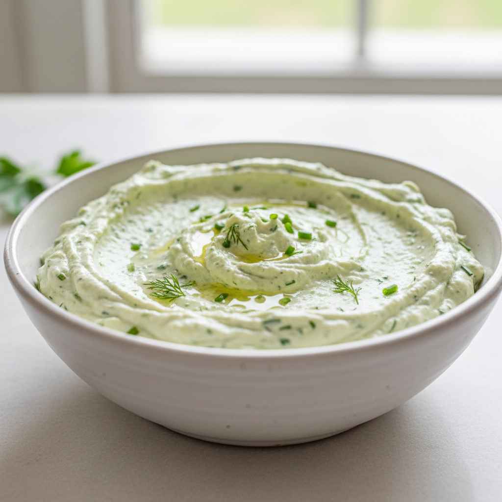 Best Green Goddess Whipped Feta Dip