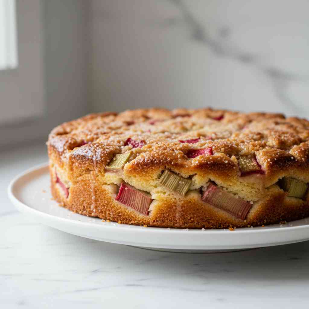 Best Rhubarb Cake