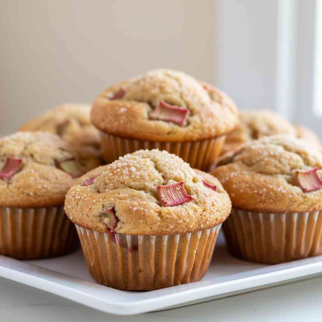 Best Rhubarb Muffins