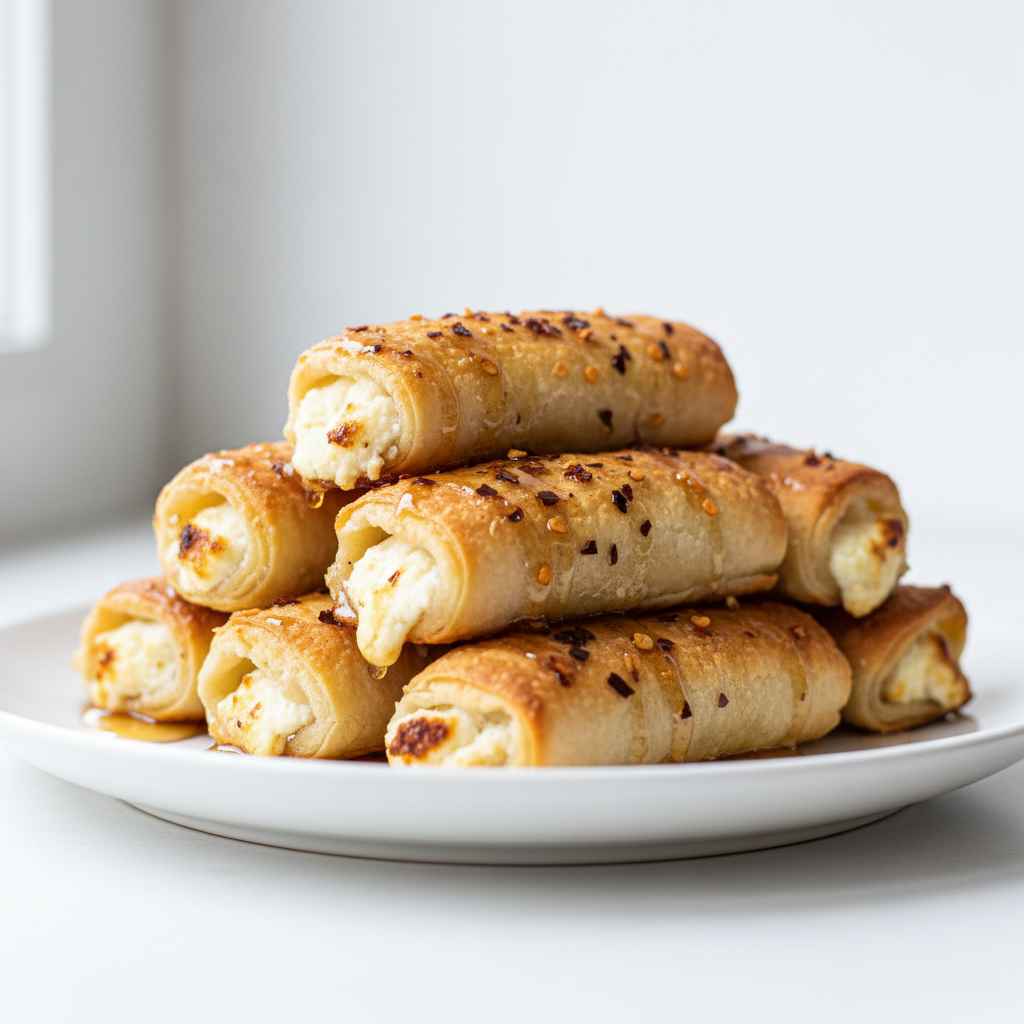 Chili Honey Feta Rolls