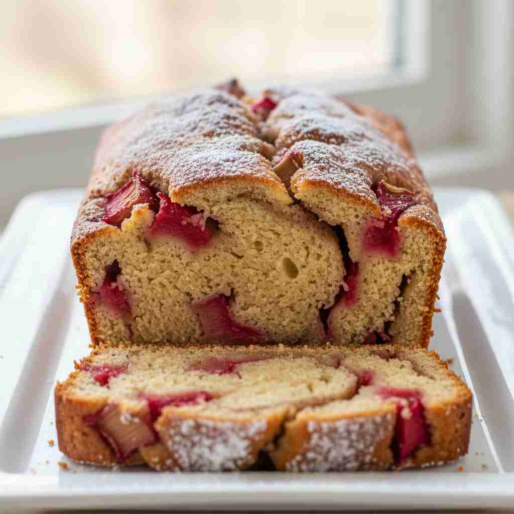 Cinnamon Swirl Rhubarb Bread 2 Cinnamon Swirl Rhubarb Bread