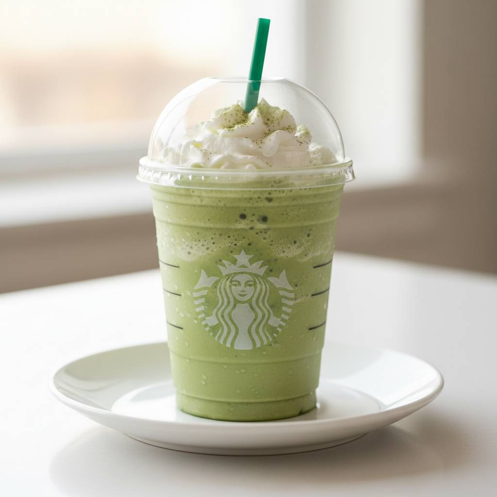 Copycat Starbucks Green Tea Frappuccino
