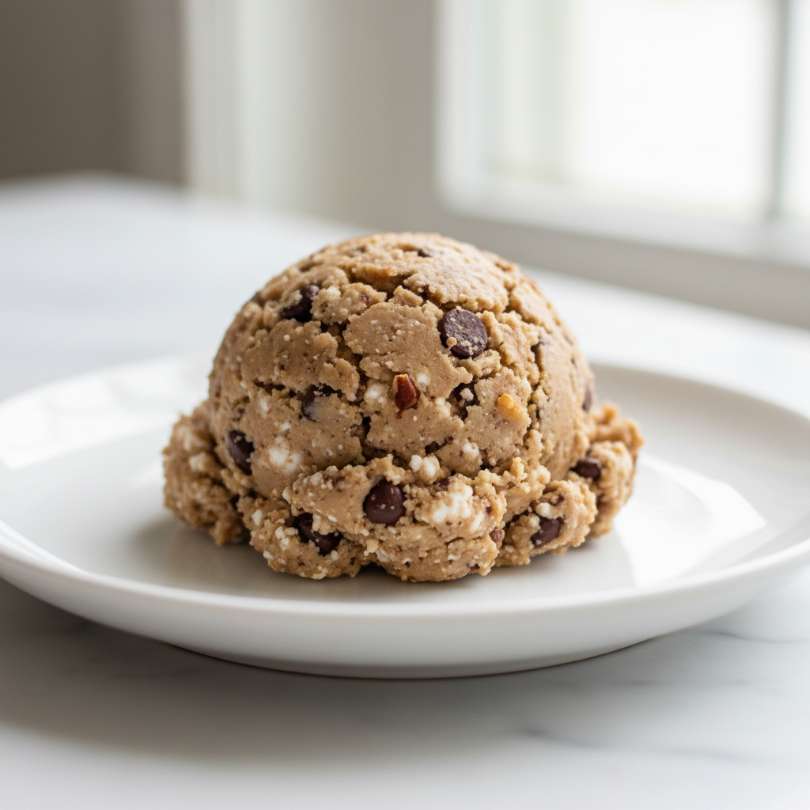 cottage cheese cookie dough healthy protein treat featured 1 - cottage cheese cookie dough healthy protein treat