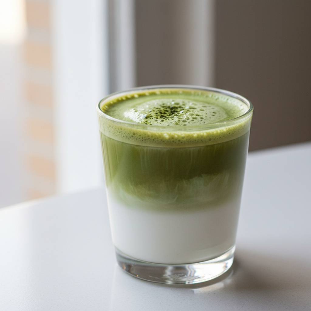 creamy coconut matcha latte recipe