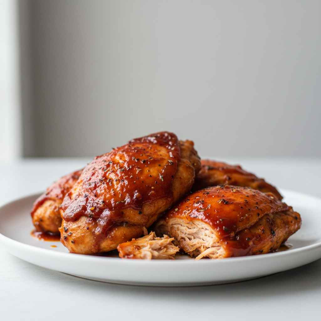 Crockpot BBQ Chicken Thighs