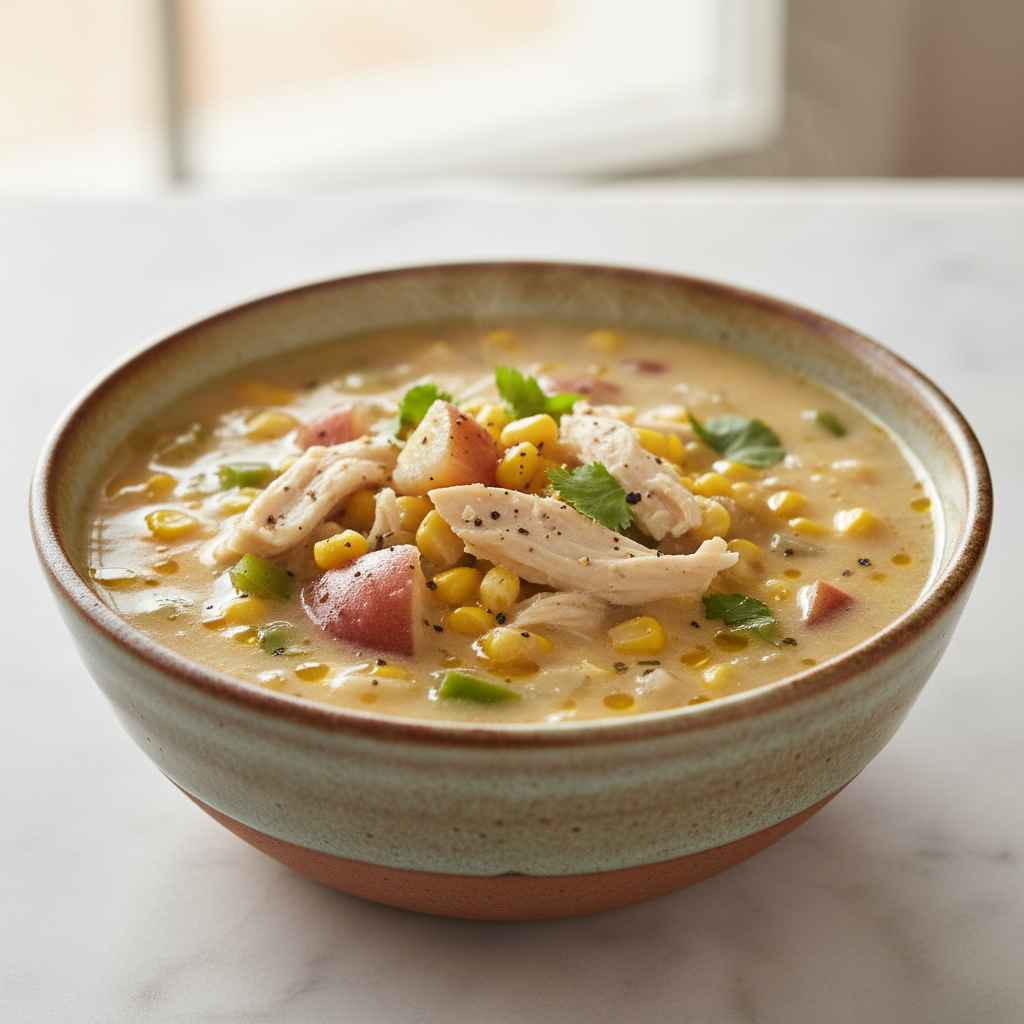 Crockpot Chicken Corn Chowder
