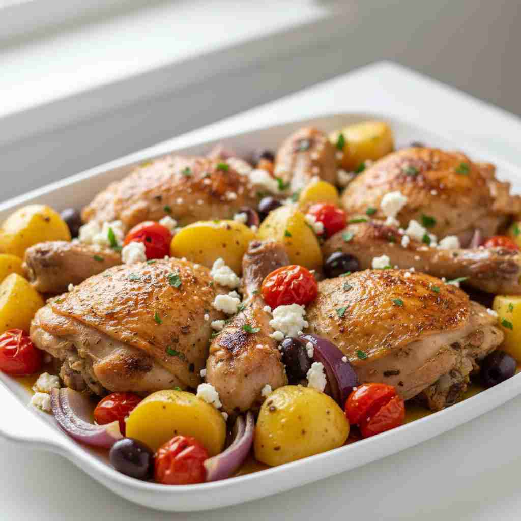 Crockpot Greek Chicken
