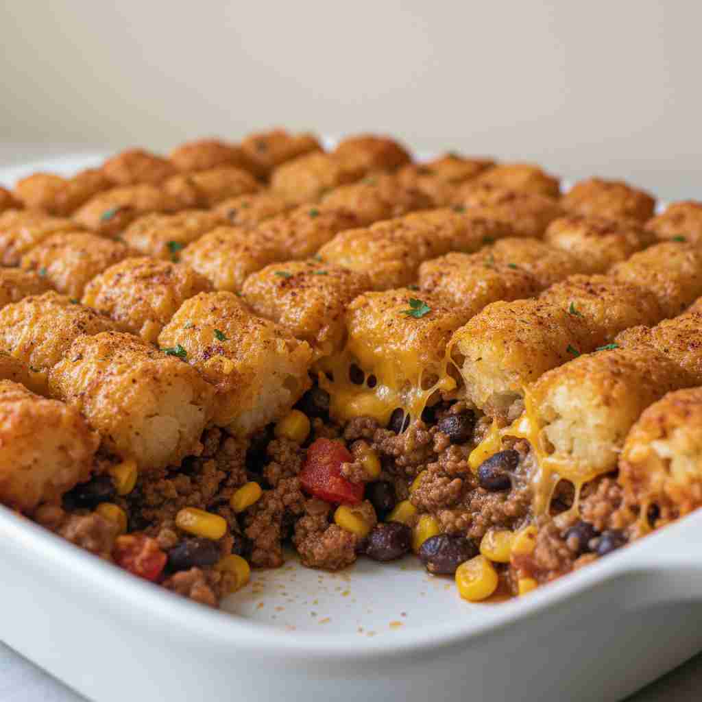 Crockpot Tex Mex Tater Tot Casserole 2 Crockpot Tex Mex Tater Tot Casserole
