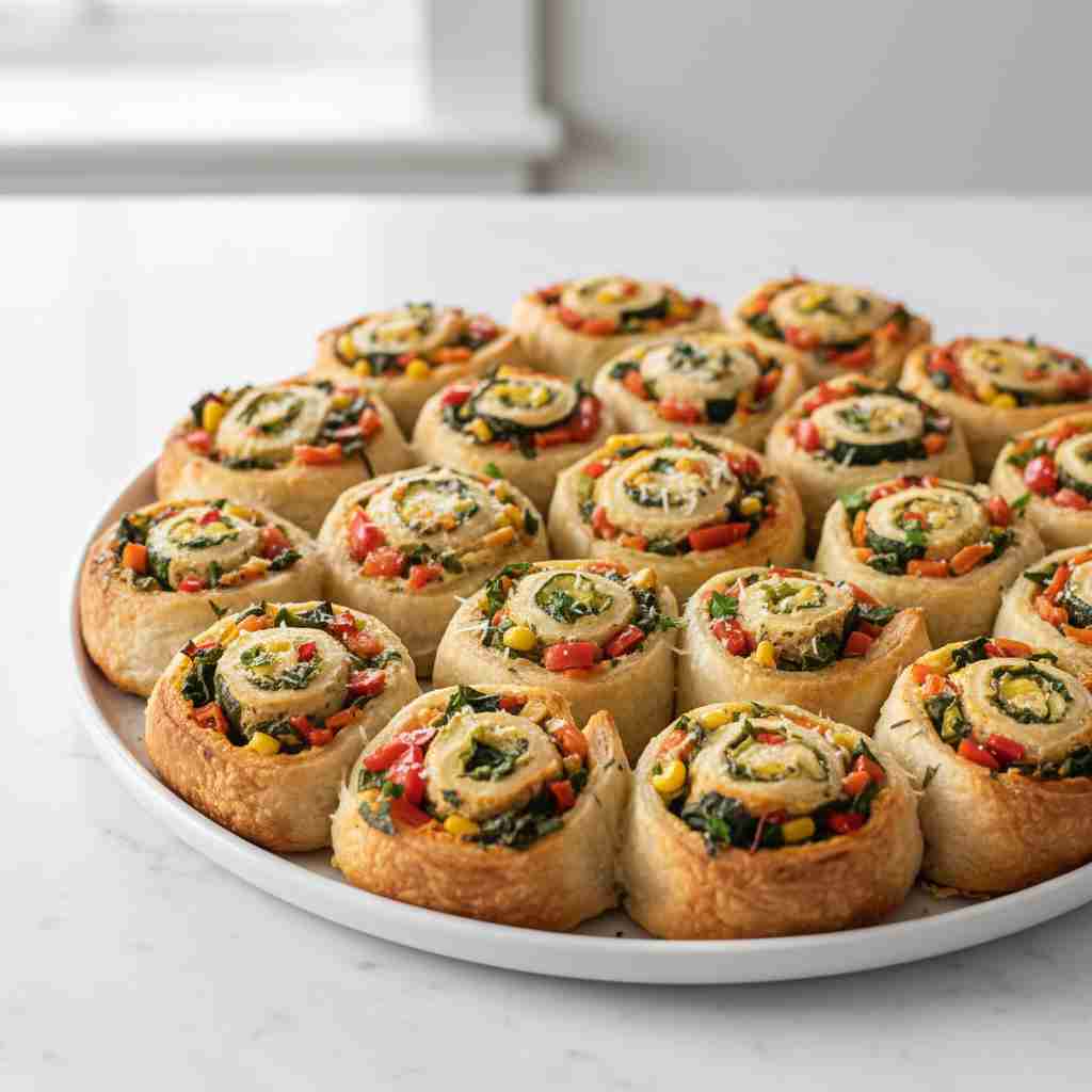 Crowd-Favorite Vegetable Pinwheels Recipe