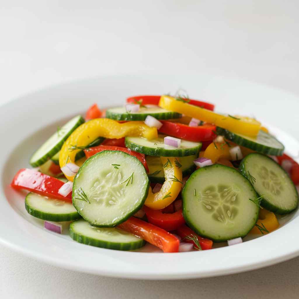 Cucumber Sweet Pepper Salad