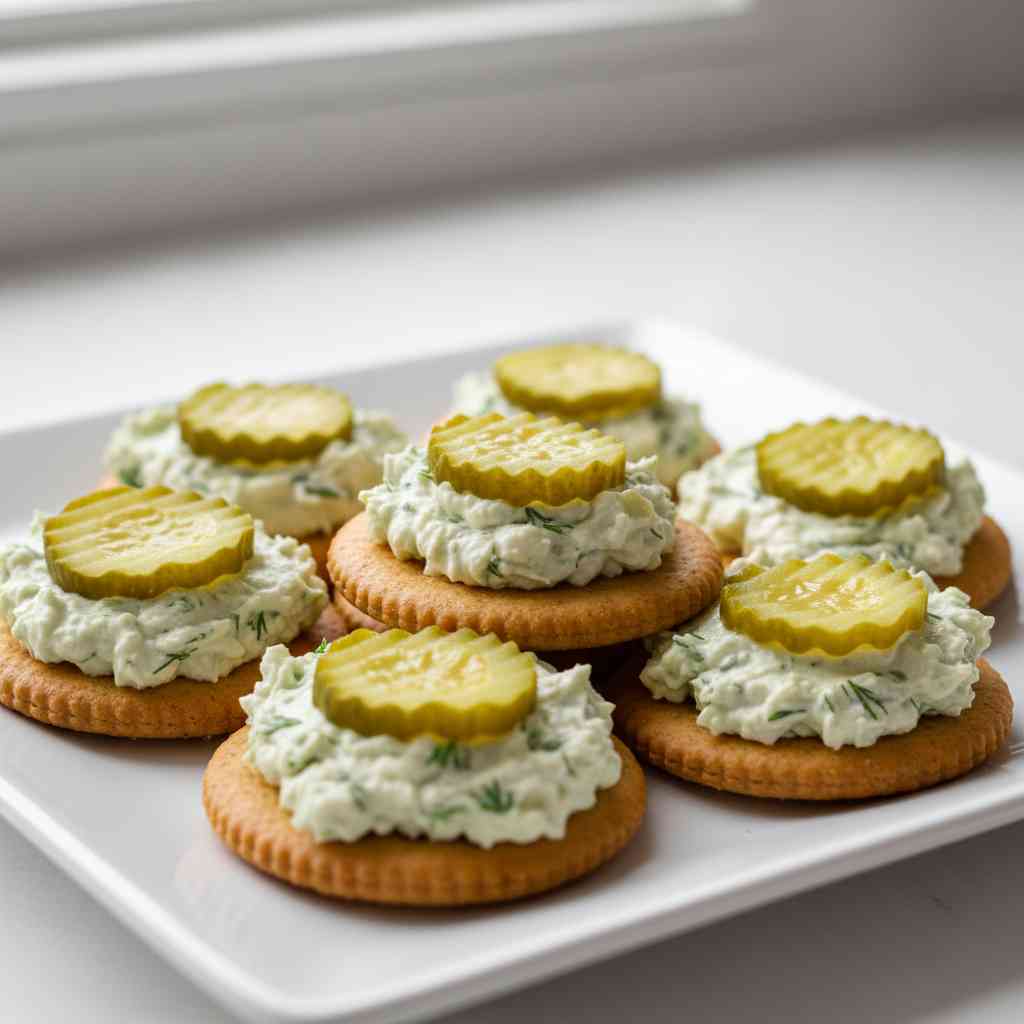Dill Pickle Cheese Ritz Bites