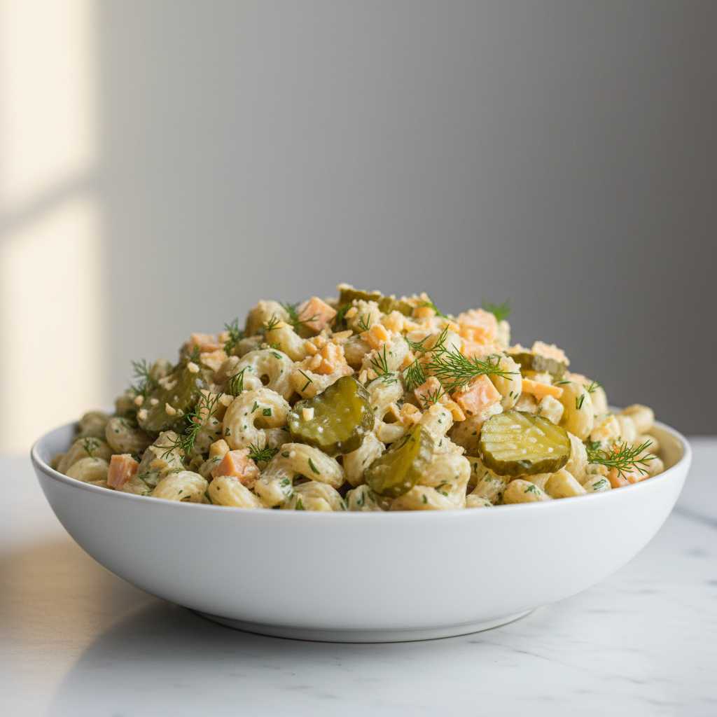 Dill Pickle Pasta Salad
