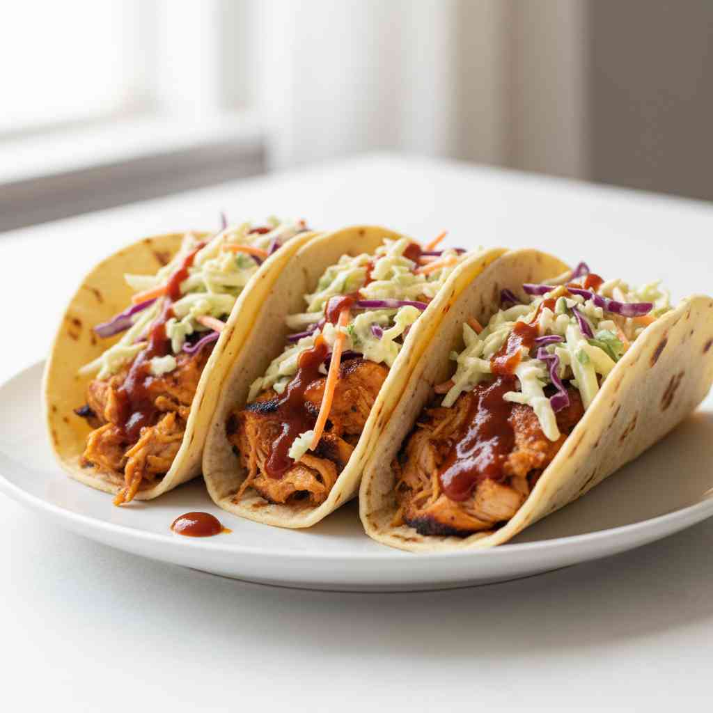 Easy BBQ Chicken Tacos