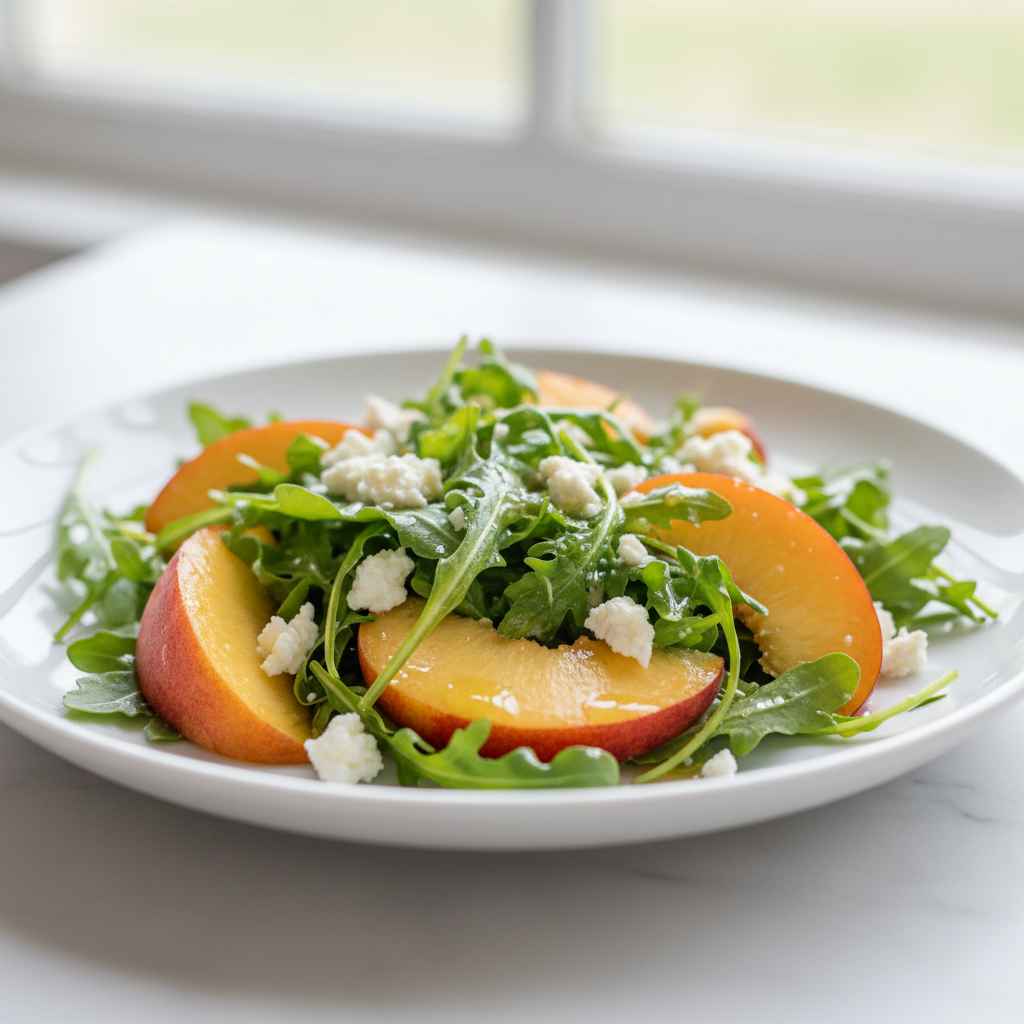 Easy Peach Salad