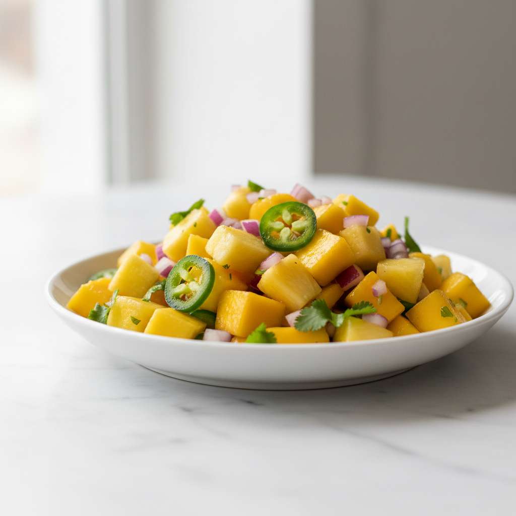 Easy Pineapple Mango Salsa
