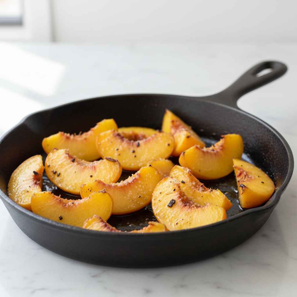 Easy Roasted Peaches Recipe 2 Easy Roasted Peaches Recipe