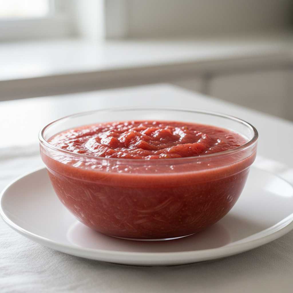 Easy Strawberry Rhubarb Applesauce