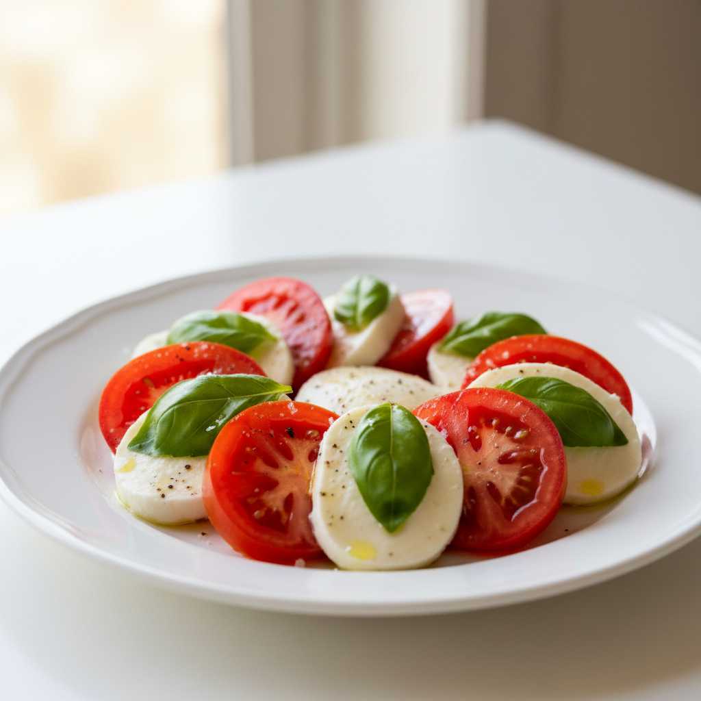 Flavorful Tomato Mozzarella Salad