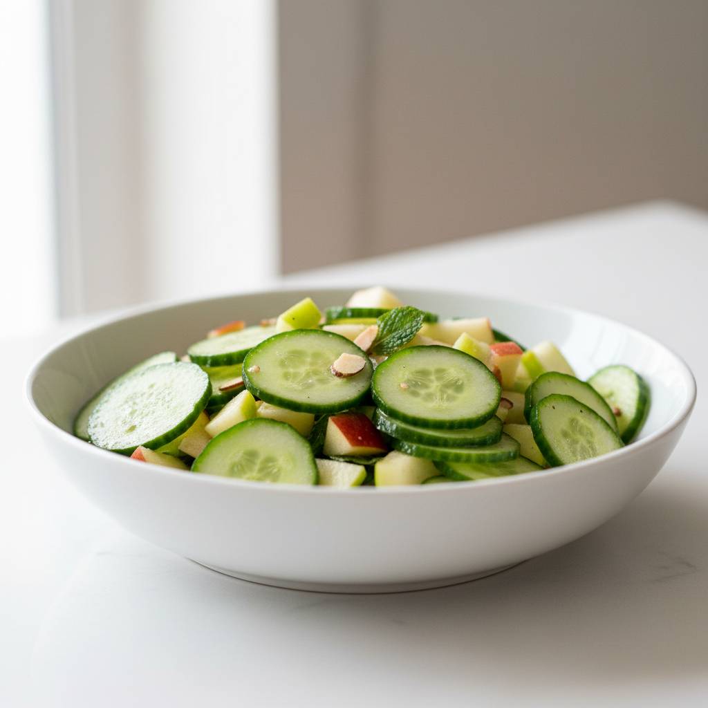 Fresh Cucumber Apple Salad Recipe