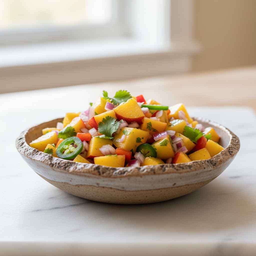 Fresh Peach Salsa