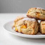 Fresh Peach Scones