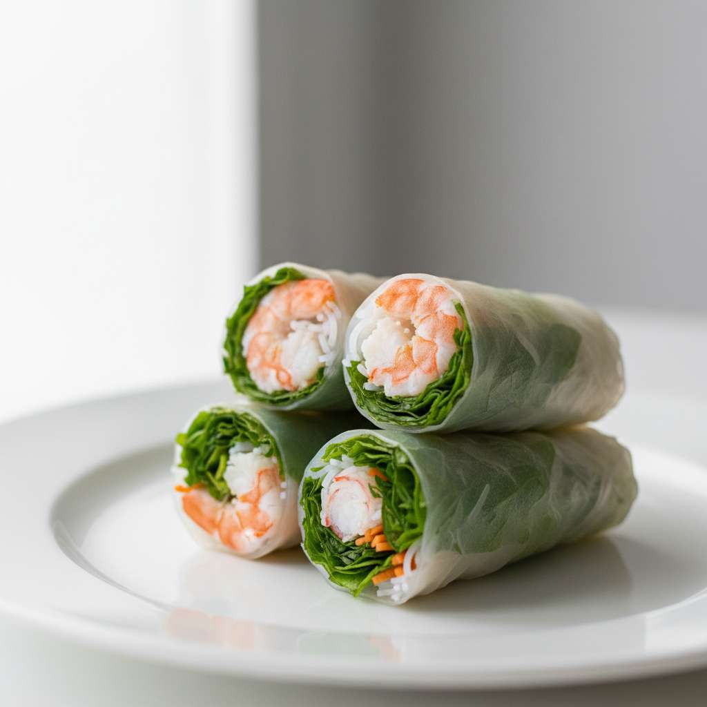 Fresh Shrimp Spring Rolls