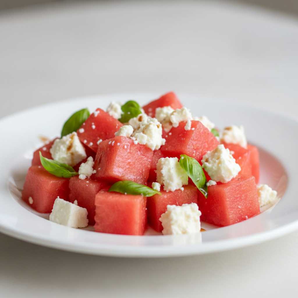 Fresh Watermelon Feta Salad