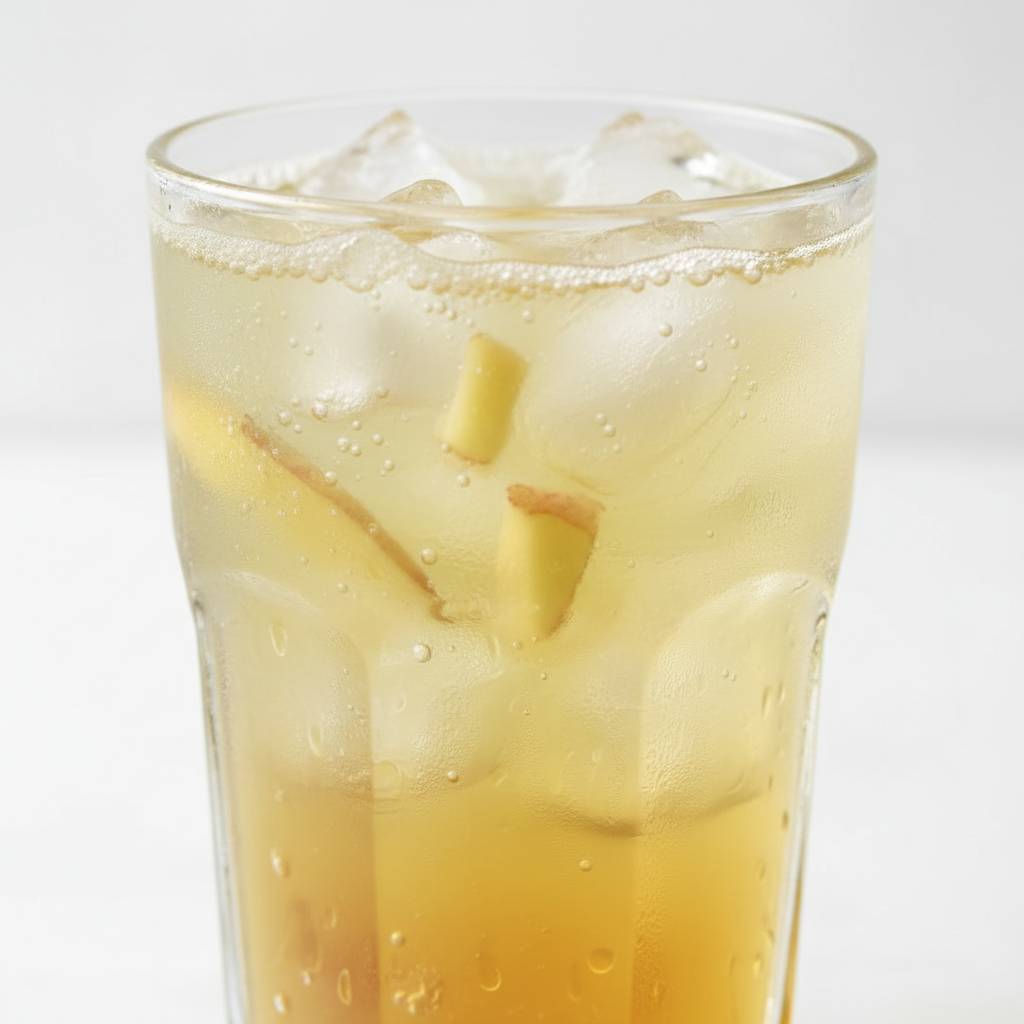 Ginger Peach Honey Iced Green Tea