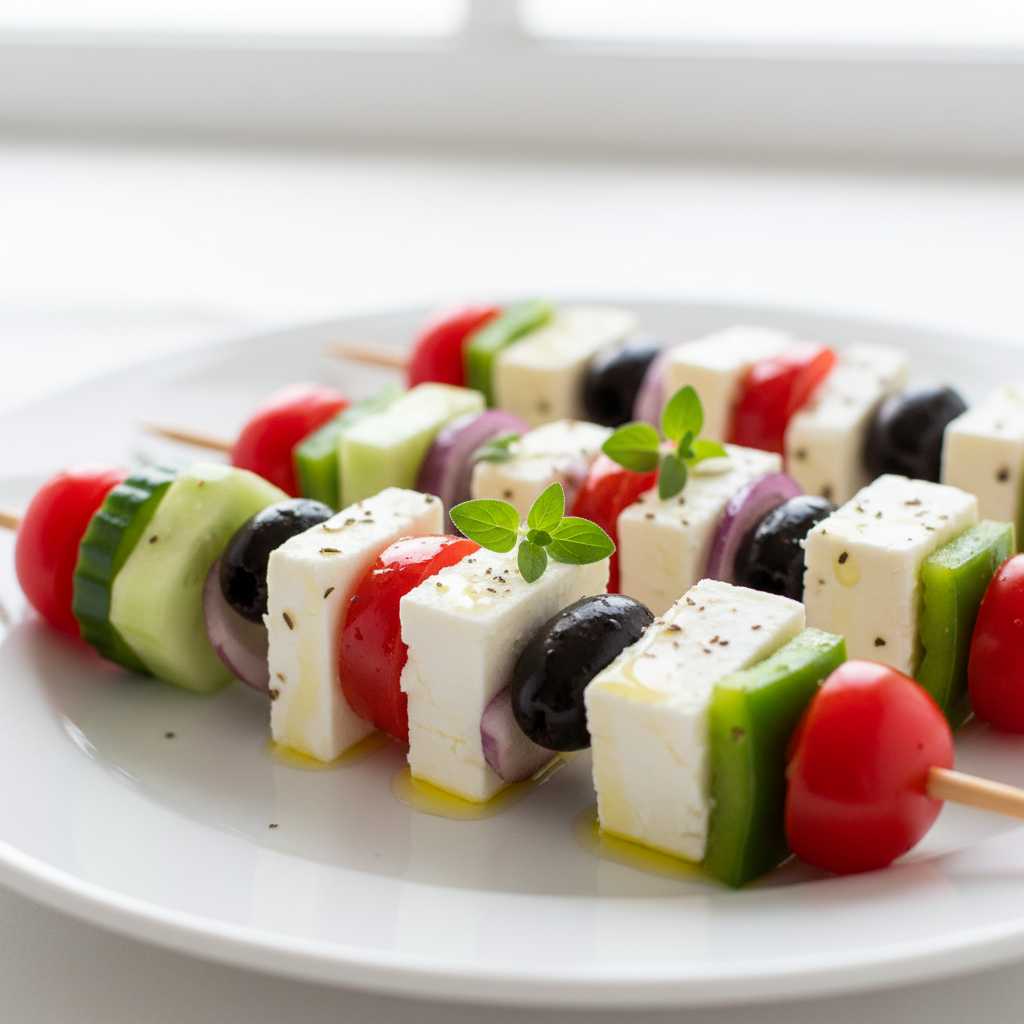 Greek Salad on a Stick