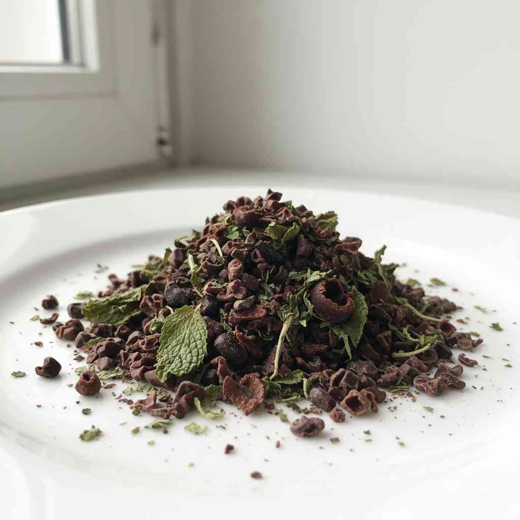 Homemade Chocolate Mint Tea Blend