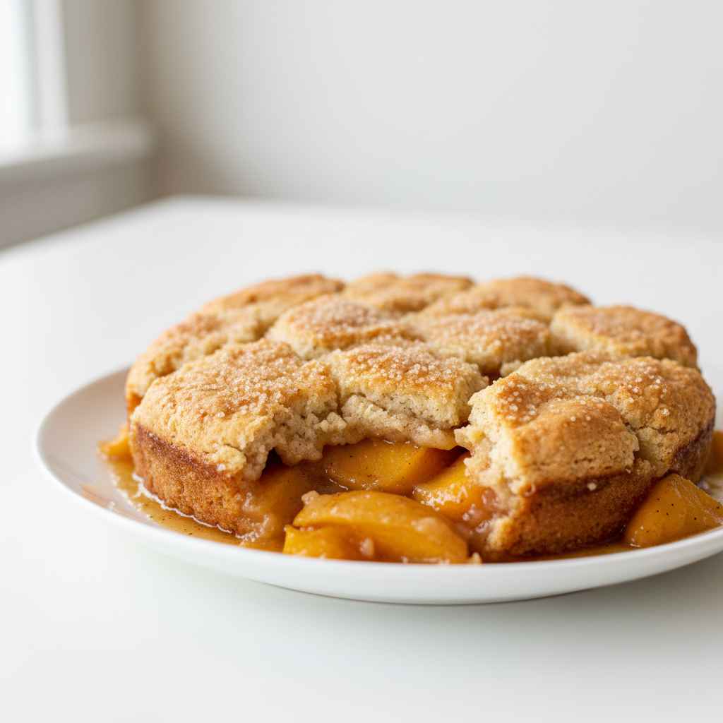 Homemade Peach Cobbler 2 Homemade Peach Cobbler
