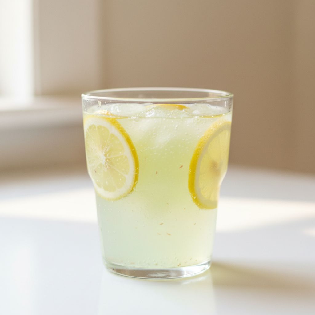 honeydew lemonade with fresh lemon juice