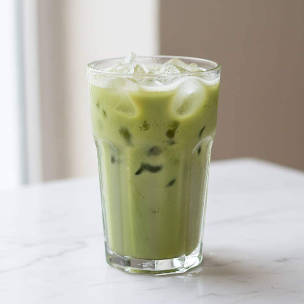 Iced Green Tea with Coconut Water