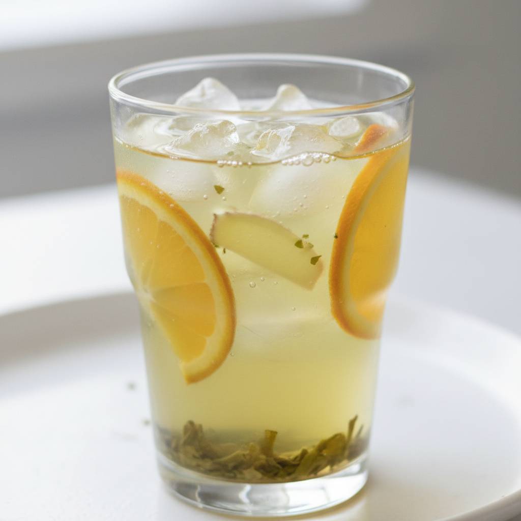 Iced Orange Ginger Green Tea