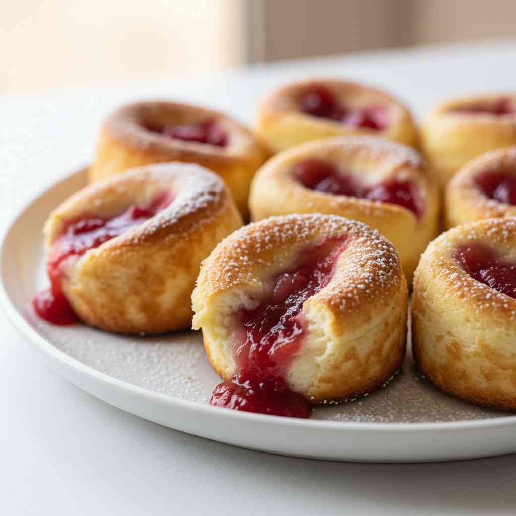 Irresistible Rhubarb Cheesecake Bombs