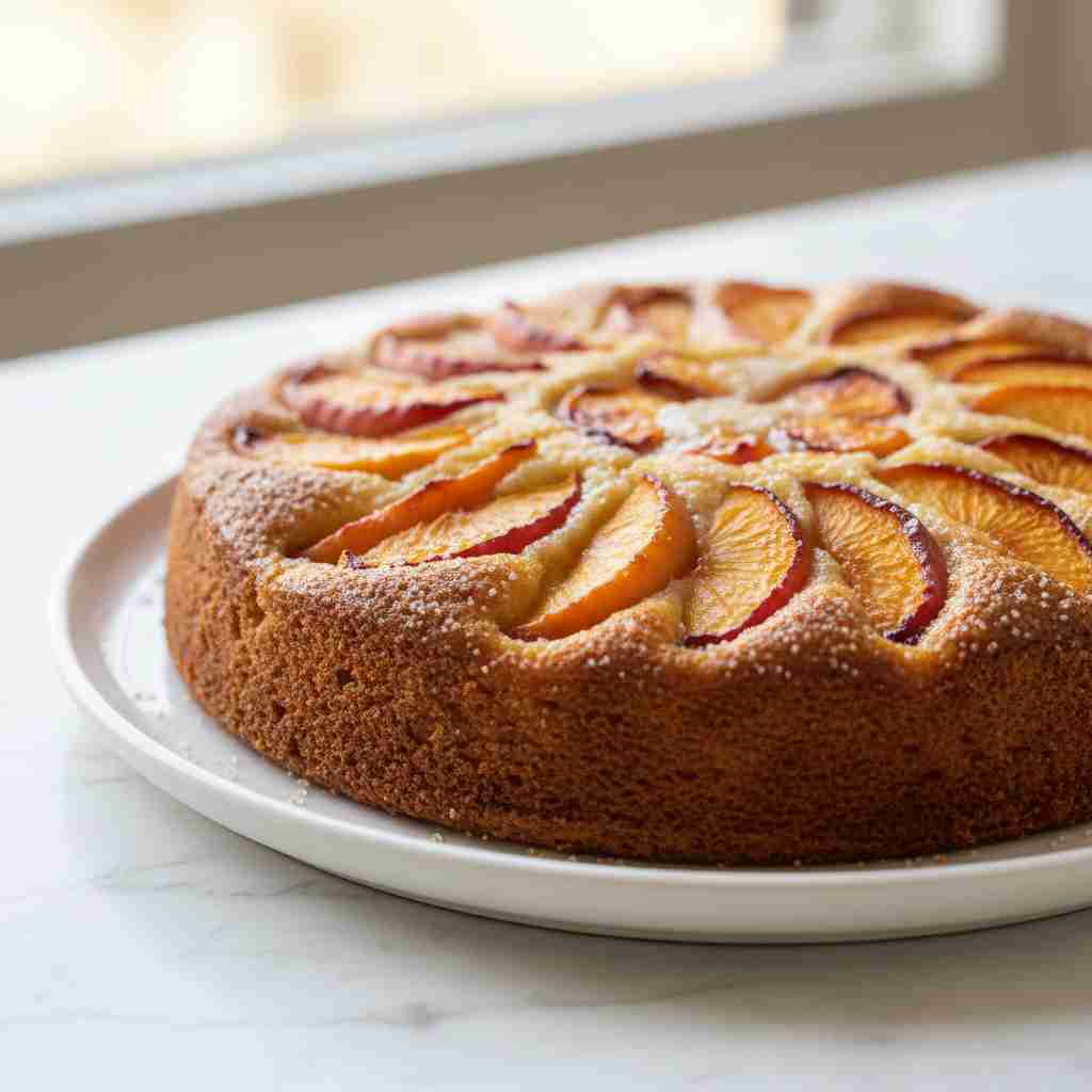 Irresistible Summer Peach Cake