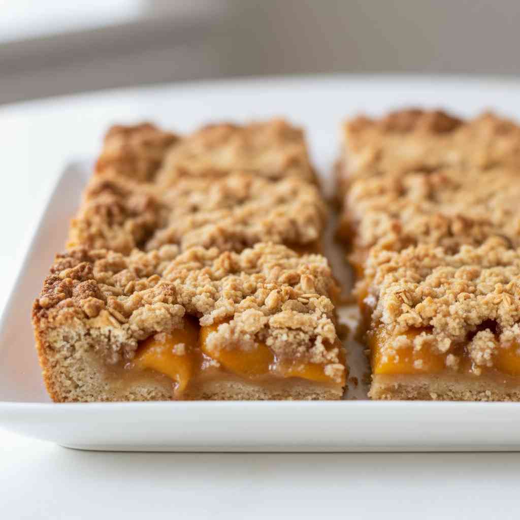 Make-Ahead Peach Crumble Bars 2 Make-Ahead Peach Crumble Bars