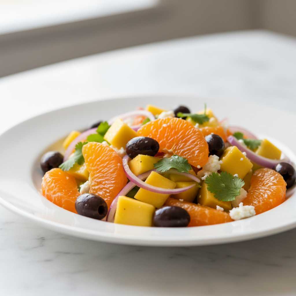 Mandarin Orange Salad Olive Mango