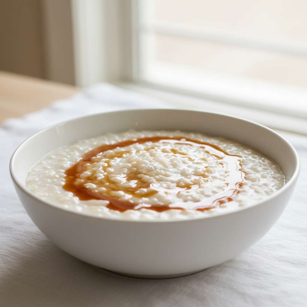 maple syrup cream of rice breakfast