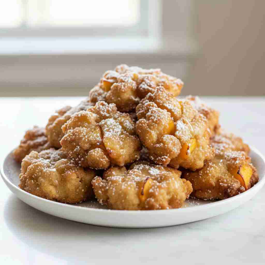 Most Irresistible Peach Fritters
