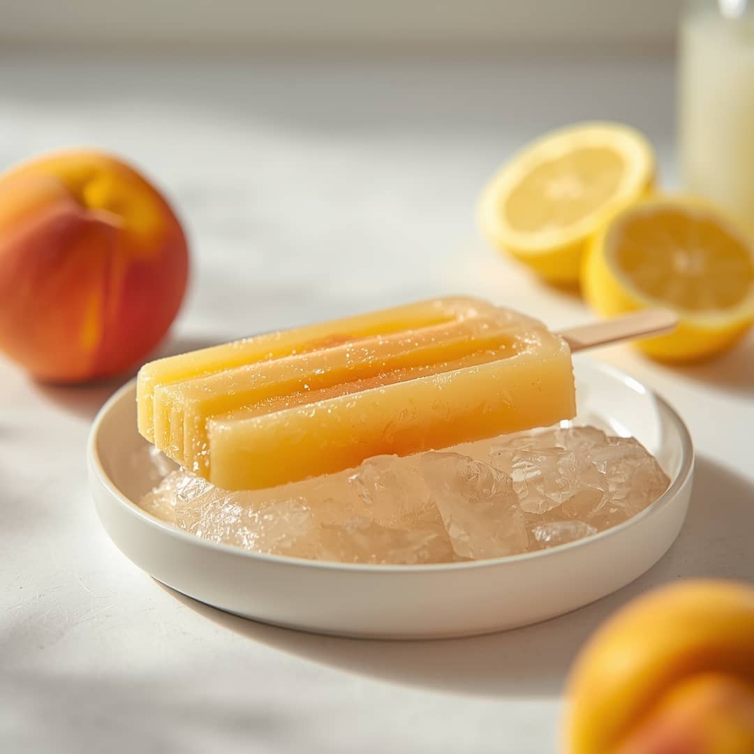 peach lemonade ice pops sweet tangy summer treat 2 peach lemonade ice pops sweet tangy summer treat