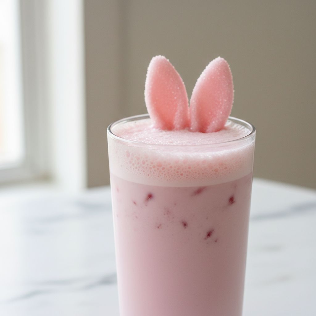 Pink Bunny Punch Mocktail
