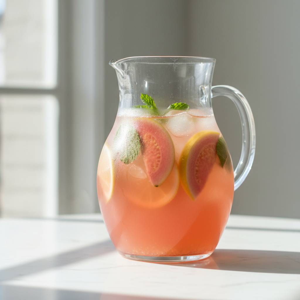 Refreshing Guava Lemon Infusion